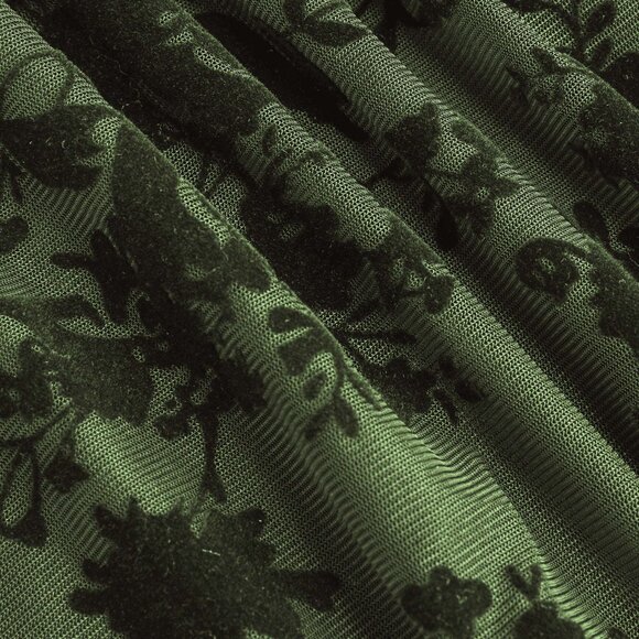 green floral lace mini dress from Cider - Picture 2 of 8